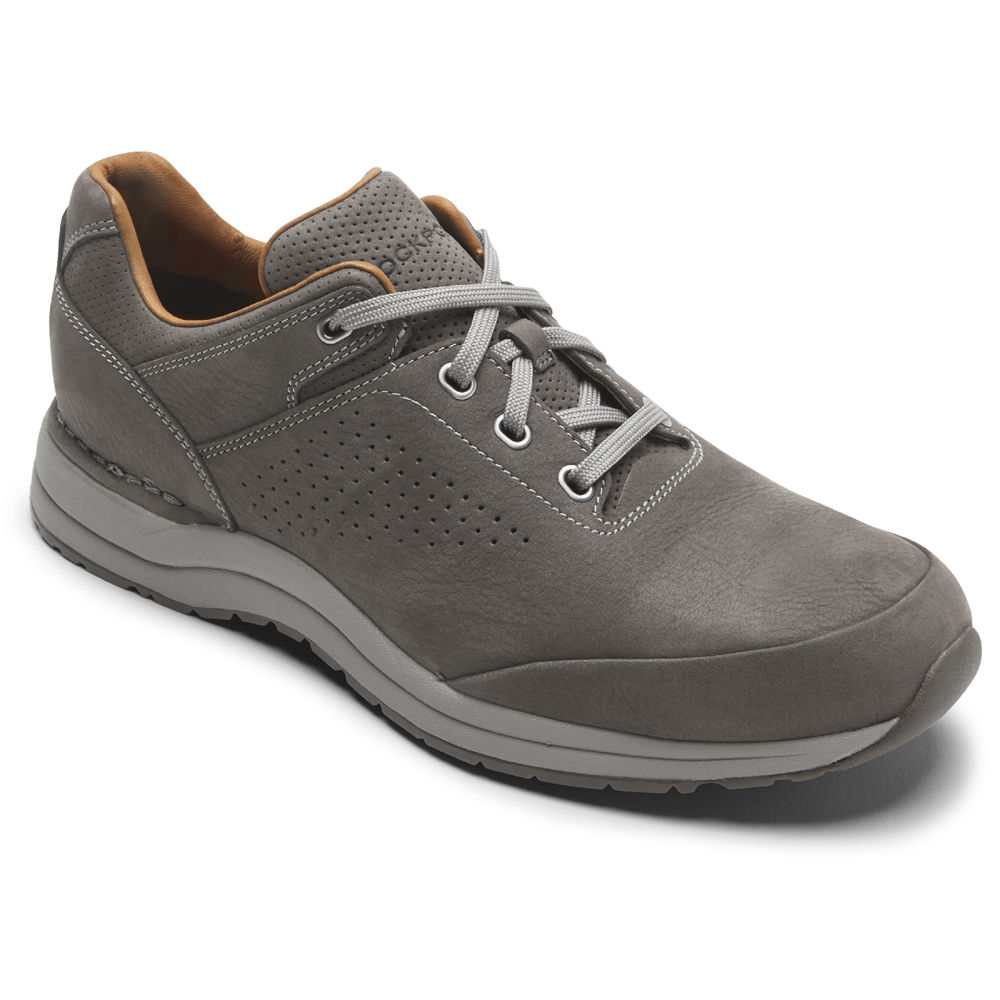 Rockport Singapore Mens Sneakers - Edge Hill 2 Plain Toe Dark Grey - CG2590637